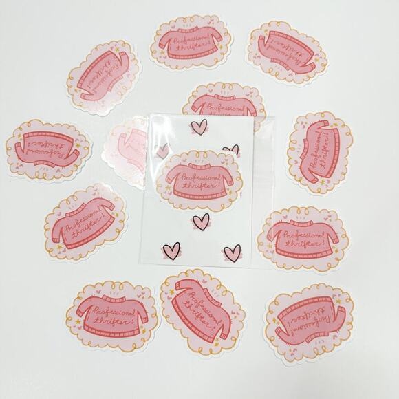 2/$24 NEW Professional Thrifter Sticker, Thrifting Reselling Gift - Picture 6 of 9